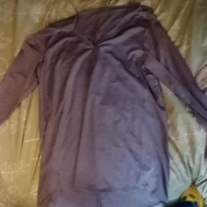 Blue polyester eddie Bauer shirt